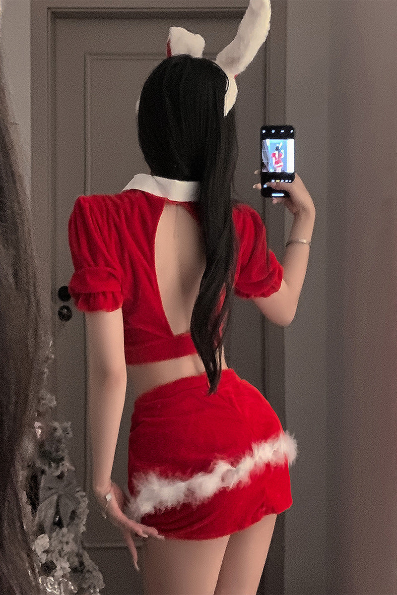 兔女郎可爱COS圣诞装