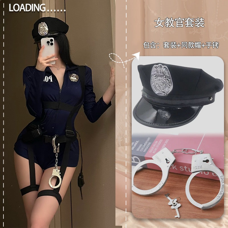 夜店女警cos制服