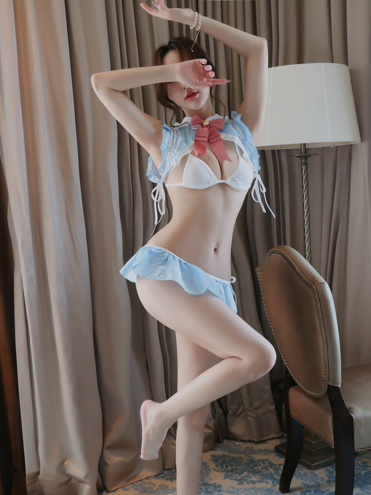 可爱超短裙水手服