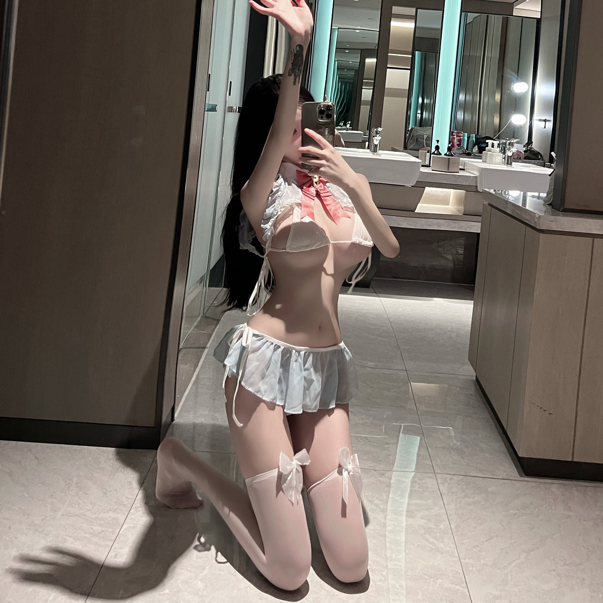 可爱超短裙COS兔女郎